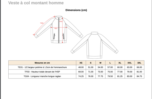 Veste Unisexe SambreGym - Image 3